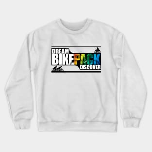 Dream Bikepack Discover Gradient on Light Color Crewneck Sweatshirt